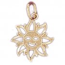 14K GOLD CHARM - SUN #5666