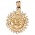 14K GOLD CHARM - SUN #5657