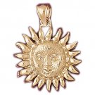 14K GOLD CHARM - SUN #5656