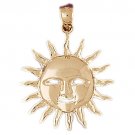 14K GOLD CHARM - SUN #5652