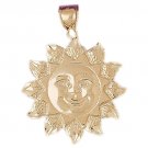 14K GOLD CHARM - SUN #5648