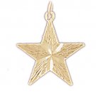 14K GOLD CHARM - STAR #5638