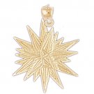 14K GOLD CHARM - STAR #5635