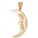 14K GOLD CHARM - MOON #5616 14K GOLD CHARM - MOON #5616