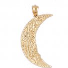 14K GOLD CHARM - MOON #5612 14K GOLD CHARM - MOON #5612