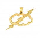 14K GOLD CHARM - THUNDERCLOUD #5680