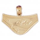14K GOLD BABY CHARM - PANTS #5958