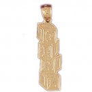 14K GOLD BABY CHARM - GIRL #5954
