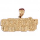 14K GOLD BABY CHARM - MOMMY'S GIRL #5950