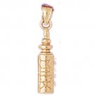 14K GOLD BABY CHARM - NURSING BOTTLE #5915