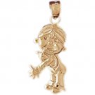14K GOLD CHILDREN'S CHARM - A CHILD #5891 14K GOLD CHILDREN'S CHARM - A CHILD #5891