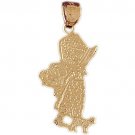 14K GOLD CHILDREN'S CHARM - LOVE #5888 14K GOLD CHILDREN'S CHARM - LOVE #5888