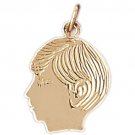 14K GOLD CHILDREN'S CHARM - A BOY #5884