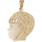 14K GOLD CHILDREN'S CHARM - A BOY #5880