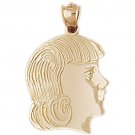 14K GOLD CHILDREN'S CHARM - A GIRL #5877