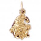 14K GOLD MISCELLANEOUS CHARM - CLOWN #6075