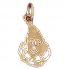 14K GOLD MISCELLANEOUS CHARM - CLOWN #6070