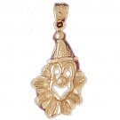 14K GOLD MISCELLANEOUS CHARM - CLOWN #6065