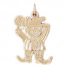 14K GOLD MISCELLANEOUS CHARM - CLOWN #6052