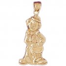 14K GOLD MISCELLANEOUS CHARM - CLOWN #6045