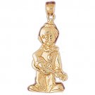 14K GOLD MISCELLANEOUS CHARM - CLOWN #6043