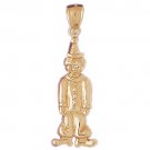 14K GOLD MISCELLANEOUS CHARM - CLOWN #6041