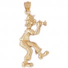 14K GOLD MISCELLANEOUS CHARM - CLOWN #6040