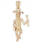 14K GOLD MISCELLANEOUS CHARM - CLOWN #6038