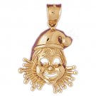 14K GOLD MISCELLANEOUS CHARM - CLOWN #6031