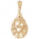 14K GOLD MISCELLANEOUS CHARM - CLOWN #6030