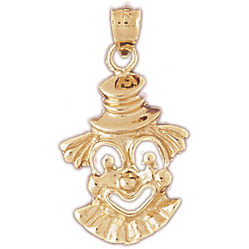 14K GOLD MISCELLANEOUS CHARM - CLOWN #6025