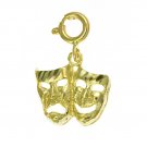 14K GOLD MISCELLANEOUS CHARM - DRAMA MASK #6096
