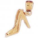 14K GOLD MISCELLANEOUS CHARM - HIGH HEEL #6122