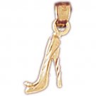 14K GOLD MISCELLANEOUS CHARM - HIGH HEEL #6121