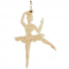 14K GOLD CHARM - BALLERINA #6140