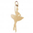 14K GOLD CHARM - BALLERINA #6136