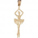 14K GOLD CHARM - BALLERINA #6134