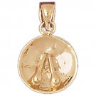 14K GOLD MUSIC CHARM - TIME BELLES #6239