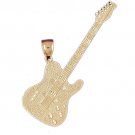 14K GOLD MUSIC CHARM - GUITAR #6207