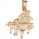 14K GOLD MUSIC CHARM - GRAND PIANO #6194