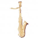 14K GOLD MUSIC CHARM - SAXOPHONE #6158