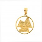 14K GOLD BOOKES CHARM #6291