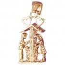 14K GOLD CHARM - LOVING COUPLE #7008