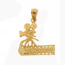 14K GOLD CHARM - CAMERA #6600