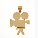 14K GOLD CHARM - CAMERA #6598