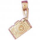14K GOLD CHARM - MICROSCOPE #6589