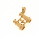 14K GOLD CHARM - BINOCULAR #6588