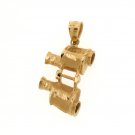 14K GOLD CHARM - BINOCULAR #6587