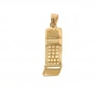 14K GOLD CHARM - PHONE #6583