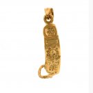 14K GOLD CHARM - PHONE #6582